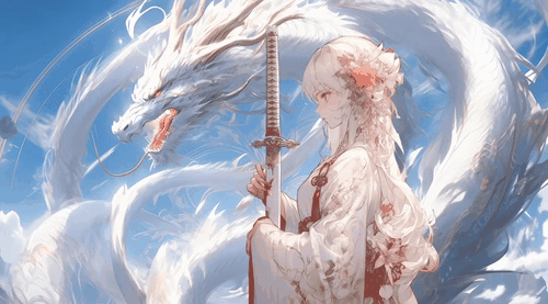 白龙女 4K 动态壁纸-拾艺肆